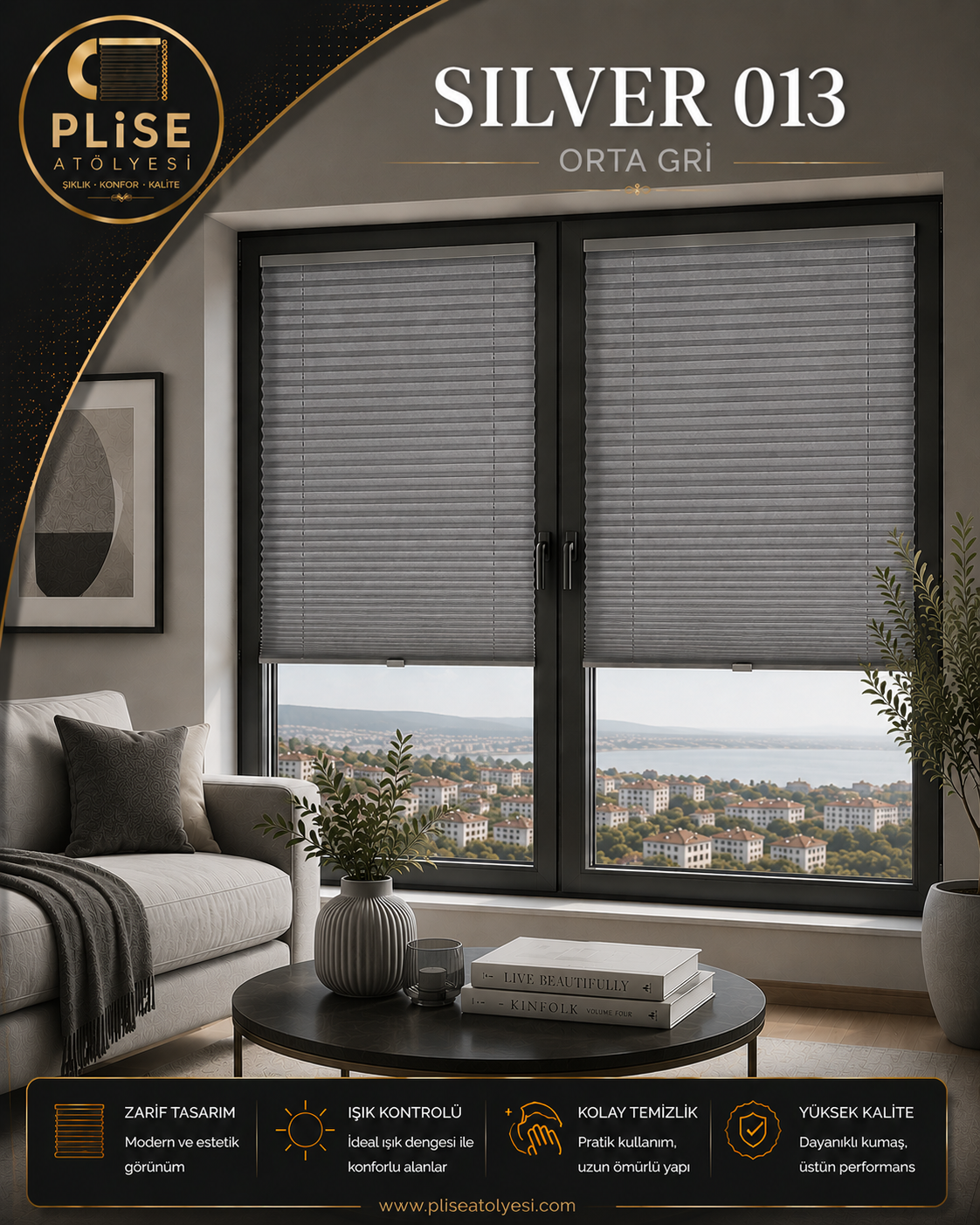 Silver 013 Orta Gri