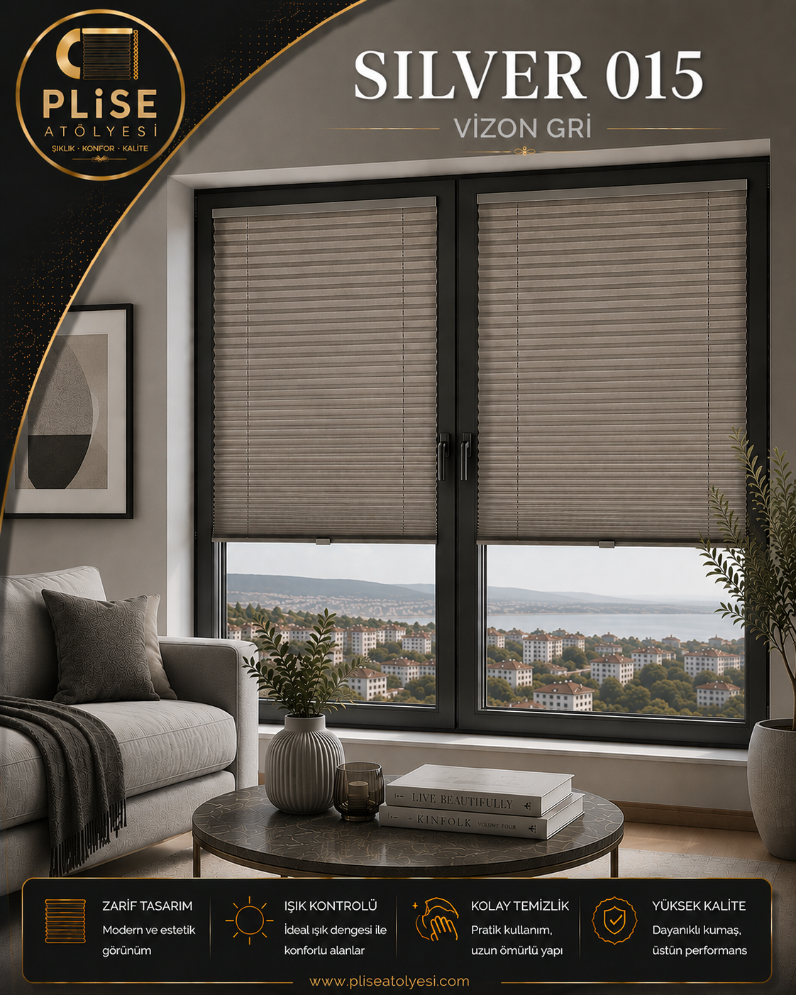 Silver 015 Vizon Gri